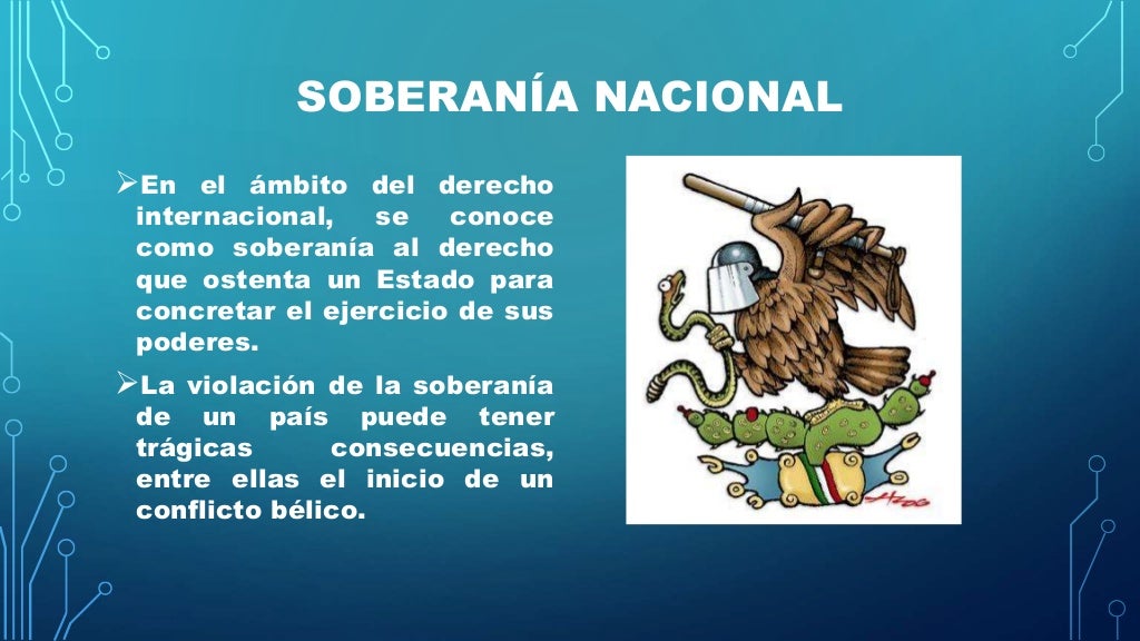 Soberanía nacional Soberanía nacional