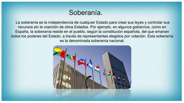 Soberania diapositiva