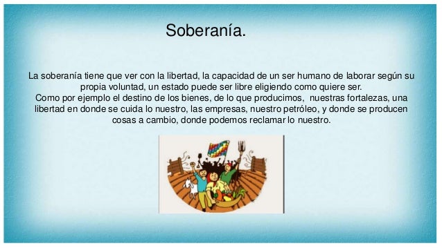 Soberania diapositiva