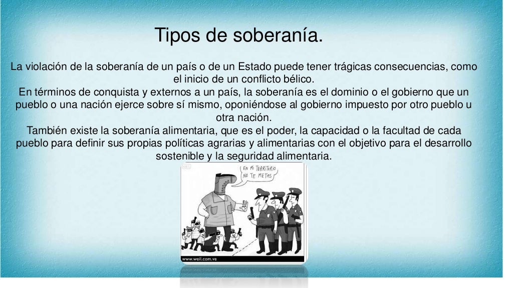 Soberania diapositiva Soberania diapositiva