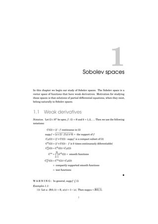 Sobolev spaces | PDF
