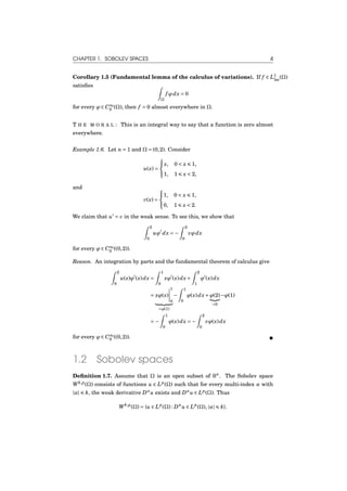 Sobolev spaces | PDF