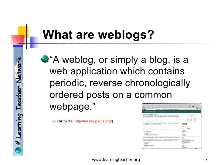 Sobre Weblogs