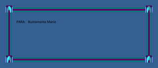 PARA: Bustamante Mario
 
