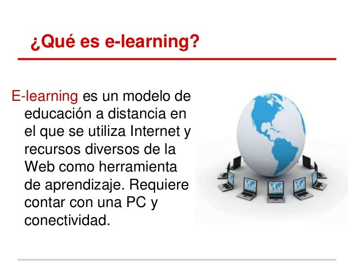 Sobre el e learning