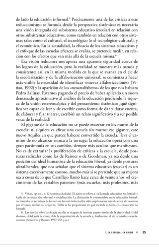 Sobre la crisis de la educación actual | PDF