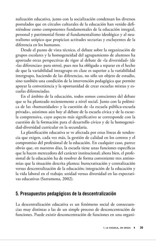 Sobre la crisis de la educación actual | PDF