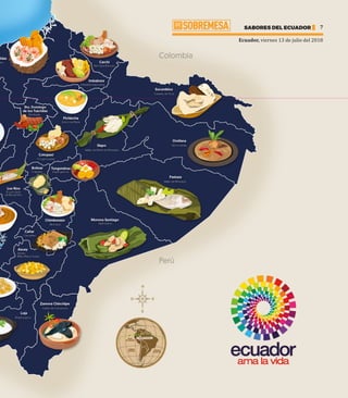 Ecuador, viernes 13 de julio del 2018
SABORES DEL ECUADOR 7
 
