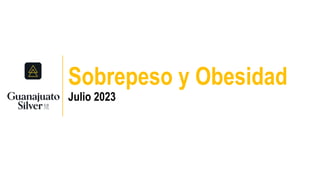 Sobrepeso y Obesidad
Julio 2023
 