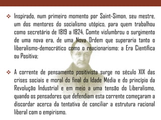 1817: conhece Saint-Simon;