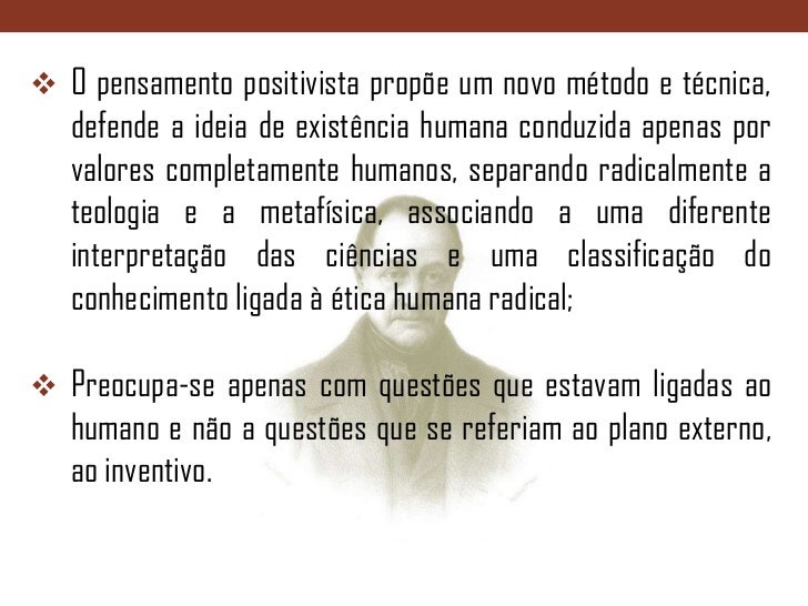 Sobre O Positivismo Leia Atentamente As Afirmações A Seguir