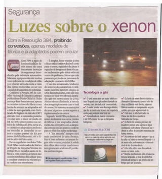 Sobre rodas   luz de xenon
