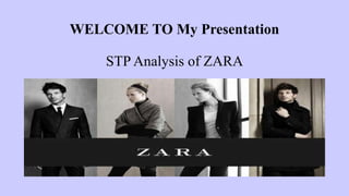 WELCOME TO My Presentation
STP Analysis of ZARA
 