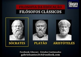 Sócrates - Filosofia da Educação
