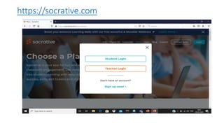 Socrative Join Code Quiz creation and Launching using Socrative | PDF