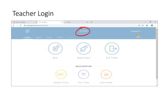 Socrative Join Code Quiz creation and Launching using Socrative | PDF