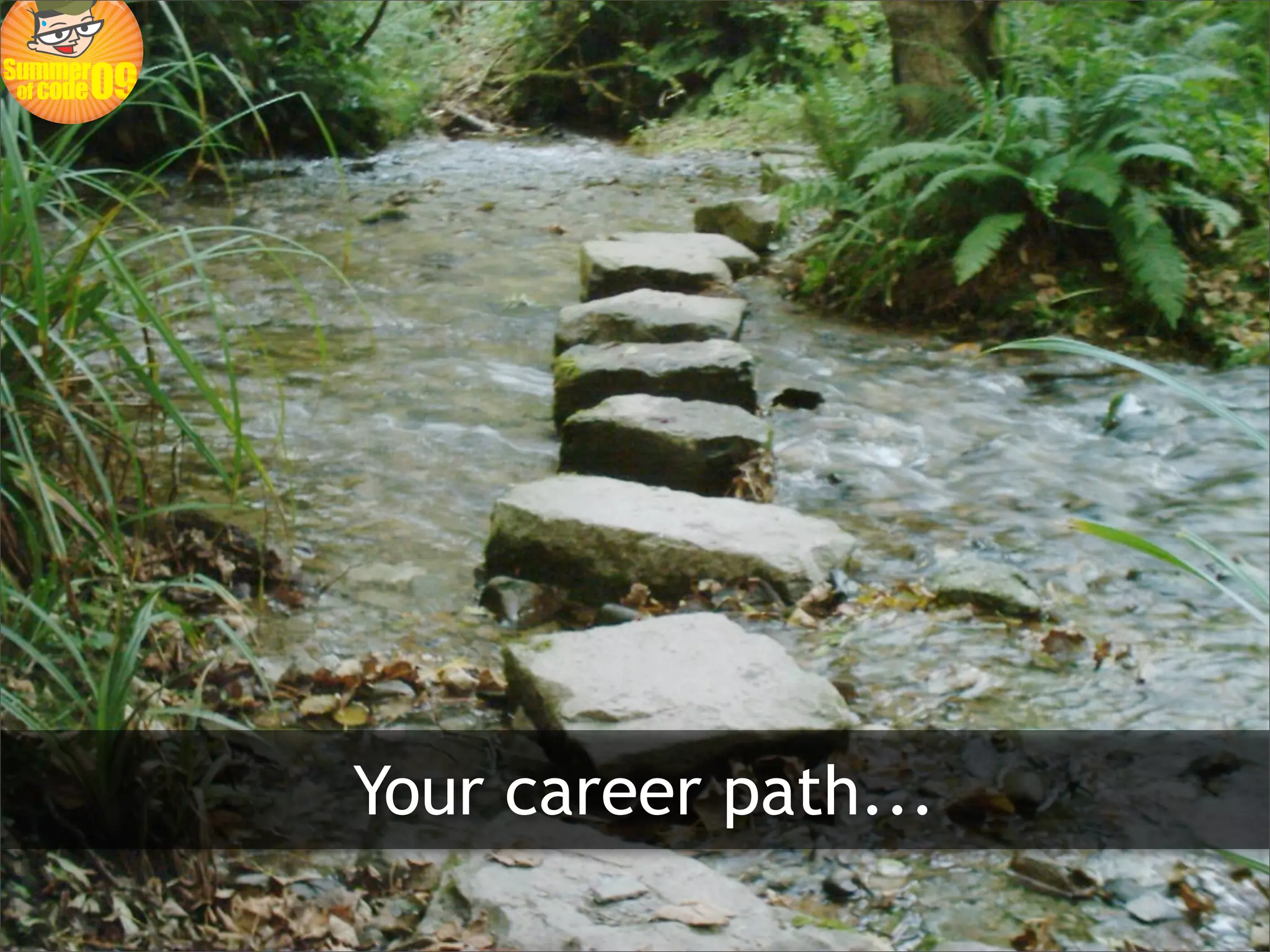 Your career path...
 