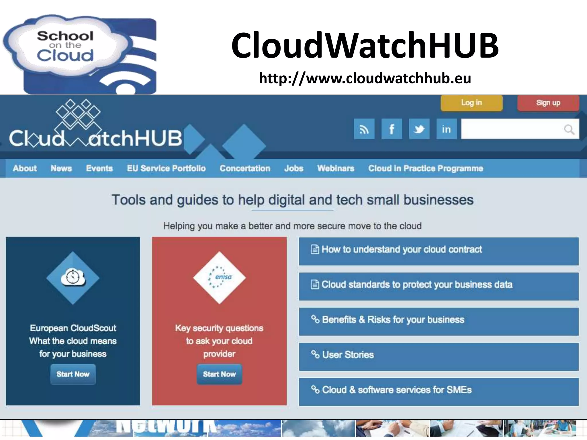 CloudWatchHUB
http://www.cloudwatchhub.eu
 