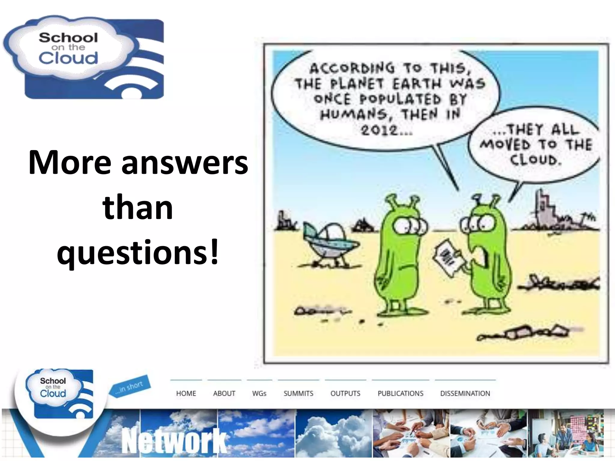 More answers
than
questions!
 