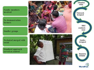 Merging the social with the technical: Using a gender transformative approach in smallholder aquaculture development in Bangladesh
