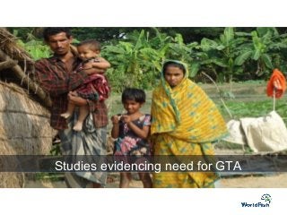 Transitioning to GTA in small holder aquaculture