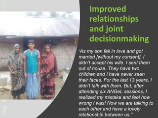 Designing for empowerment impact - The Agriculture, Nutrition, and Gender Linkages (ANGeL) project in Bangladesh