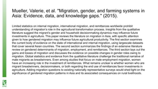 Labor scarcity and women's role in agricultural production: evidence from Bangladesh