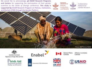 Exploring feminization of agriculture through gender dynamics across scales