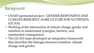 Women's empowerment as an effective way to increase resilience to climate change