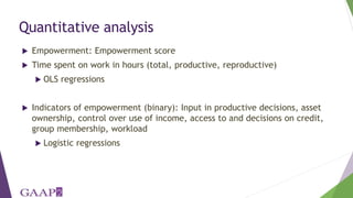 The monster-in-law effect: Linking qualitative observations to quantitative analysis on household structure, migration and empowerment in Nepal