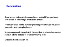 Unravelling the misfit: How gender equity interventions in Nepal's agrobiodiversity management fails to respond to rapidly changing rural livelihood context