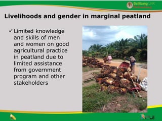 Gender issue in rural lowland management and development in Southern Sumatra