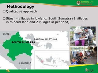 Gender issue in rural lowland management and development in Southern Sumatra