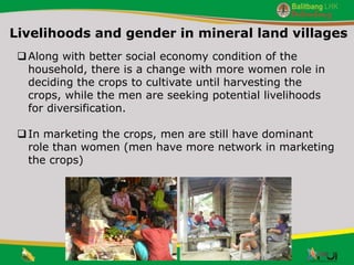 Gender issue in rural lowland management and development in Southern Sumatra