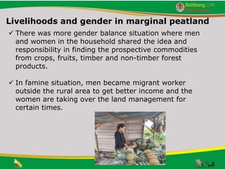 Gender issue in rural lowland management and development in Southern Sumatra