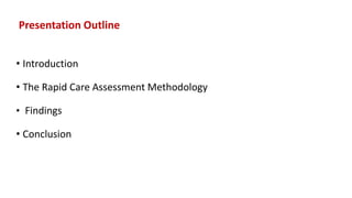 The gendered pattern of unpaid care work and its implication for women's agricultural opportunities in Uganda