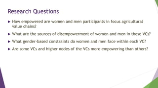 Empowerment in agricultural value chains: Mixed methods evidence from the Philippines