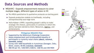 Empowerment in agricultural value chains: Mixed methods evidence from the Philippines