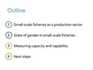 Measuring capacity for gender integration in small-scale fisheries governance