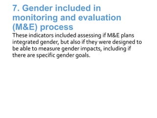 Measuring capacity for gender integration in small-scale fisheries governance