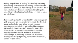 Gendered challenges of bargaining in agricultural value chain in the Eastern Gangetic Plains