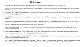 Gendered challenges of bargaining in agricultural value chain in the Eastern Gangetic Plains