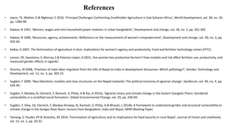 Gendered challenges of bargaining in agricultural value chain in the Eastern Gangetic Plains