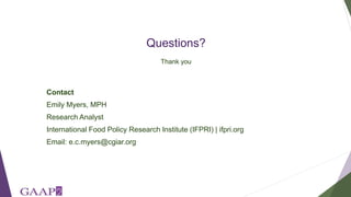 Understanding empowerment among retailers in the informal milk sector in peri-urban Nairobi: Informing an adaptation of the project-level Women's Empowerment in Agriculture Index