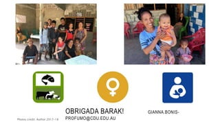 Assessing livestock husbandry, gendered decision-making and dietary quality among smallholder households in rural Timor-Leste