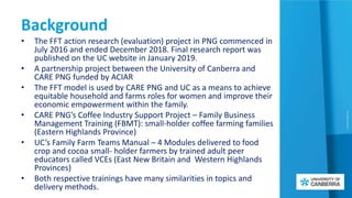 Learning to work as a farming family team: Farmer responses to a gender-inclusive approach to extension
