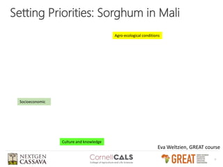 Gender-responsive breeding and product profiles - Developing gender-responsive plant and animal breeding programs: principles, methods and tools