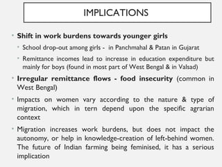 Short-duration male migration and women's autonomy - evidence from rural India