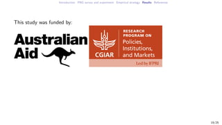 How do perceptions of relative poverty influence women's empowerment? Evidence from Papua New Guinea