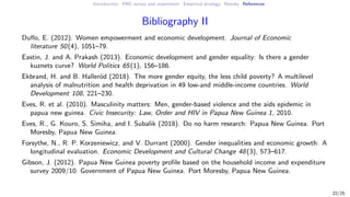 How do perceptions of relative poverty influence women's empowerment? Evidence from Papua New Guinea